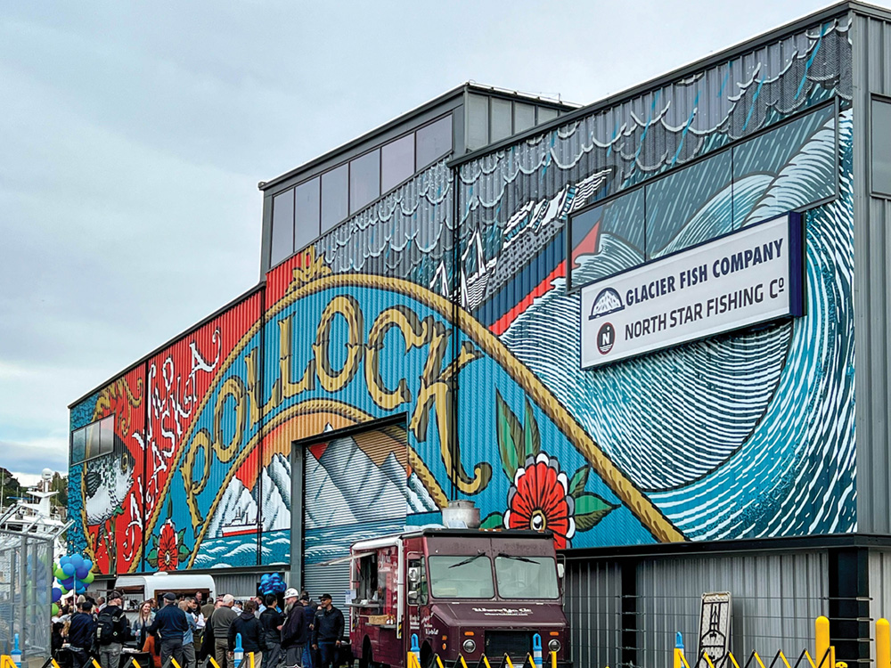 Wild Alaska Pollock Mural Unveiled at Seattle’s Pier 91