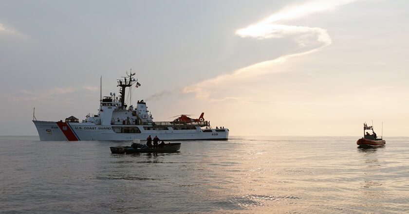 Coast Guard Cutter Intercepts Vessel Smuggling Cocaine Worth $75M