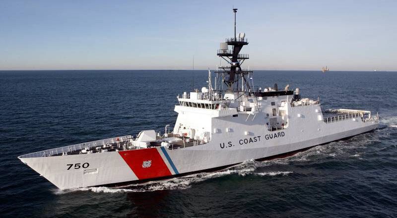 Coast Guard Engages in Military Exercises  with Japanese Training Ships