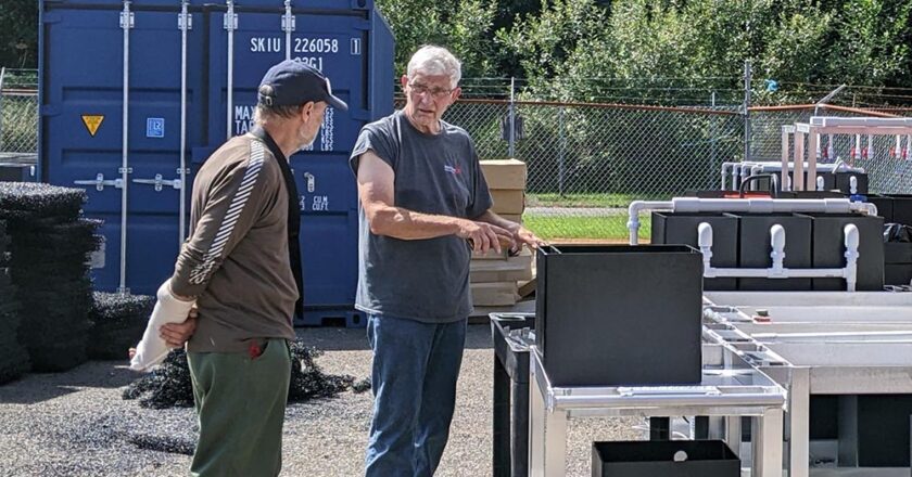 Redd Zone Supplies a Complete Salmon Hatchery in 40-Foot Container